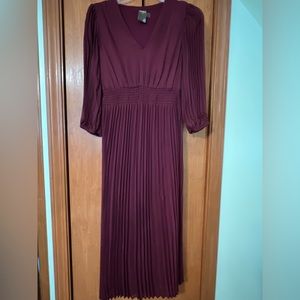 Maroon dress